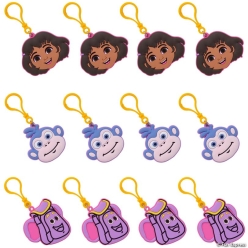 Dora the Explorer Character Backpack Clips-12Pk